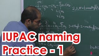 17Chemistry  Fundamentals of Organic Chemistry  IUPAC naming of compounds practice 1 [upl. by Miru749]