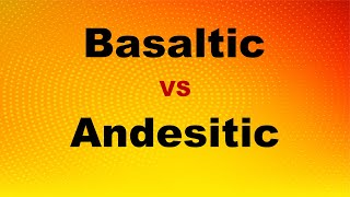 Basaltic VS Andesitic Magma [upl. by Mott845]