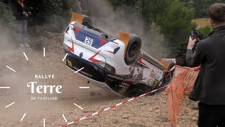 🏁 Rallye Terre de Vaucluse  Crash amp flatout  SoundRallye  🍂 rallye vaucluse racing [upl. by Edris]