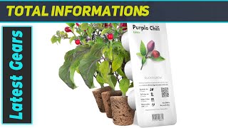 Click and Grow Smart Garden Best Purple Chili Plant Pods for Culinary Creativity [upl. by Ahsiniuq]