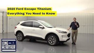 2020 FORD ESCAPE TITANIUM COMPLETE GUIDE [upl. by Chandos]