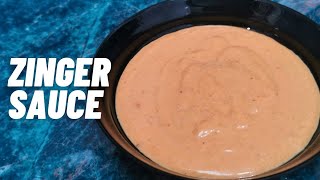 Zinger Burger Sauce KFC Style  Zinger Mayo Sauce  Chicken Burger Sauce [upl. by Dennet856]