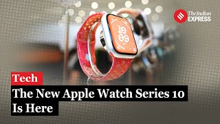 Apple Event 2024 Apple Watch Series 10 Sleeker Bigger Better  iWatch Series 10 [upl. by Laban]