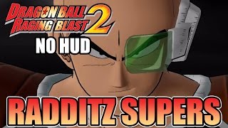 DBZ RB2 Movesets NO HUD  Radditz [upl. by Waring]