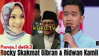 BELIMBING DUNGU detik2 ROCKY SKAKMAT GIBRAN  ROCKY GERUNG NAJWA SHIHAB  PRABOWO ANIES GANJAR [upl. by Lomaj]