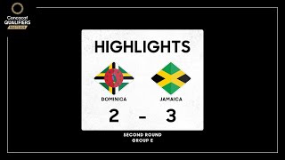 Concacaf Qualifiers 2026 World Cup  Dominica 2  3 Jamaica  Second Round [upl. by Iover609]