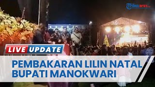 Natal Bersama di Lapangan Borasi Dihadiri Bupati Manokwari Pembakaran Lilin Diiringi Holy Night [upl. by Nabatse157]