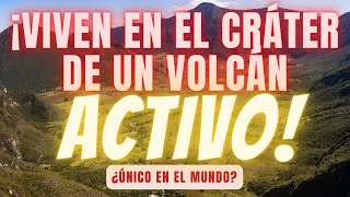 ¿CÓMO VIVEN AHÍ  EL VOLCÁN PULULAHUA  Cráter habitado en Ecuador [upl. by Ajad941]