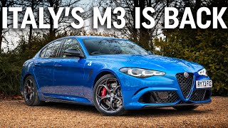 Better than a BMW M3 2024 Alfa Giulia Quadrifoglio facelift review [upl. by Januarius982]