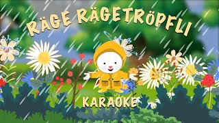 Räge Rägetröpfli  Häsli Ingo Karaoke [upl. by Asirehc941]