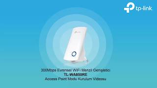 TPLink 300Mbps TLWA850RE Access Point Kurulum Videosu [upl. by Akeylah]