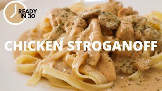 CHICKEN STROGANOFF  DINNER RECIPES READY IN 30 MINUTES [upl. by Gove]