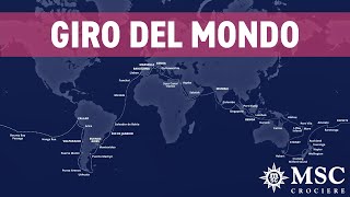 Giro del mondo con MSC Crociere  Planet Cruise – IT [upl. by Stalder]