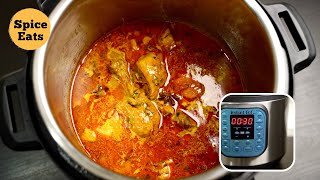 INSTANT POT CHICKEN CURRY  PRESSURE COOKER CHICKEN CURRY  SPICE EATS [upl. by Felicie]