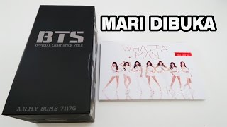 UNBOXING BTS ARMY BOMB VER2 dan IOI WHATTA MAN feat CoppaMagzTV [upl. by Inaniel162]