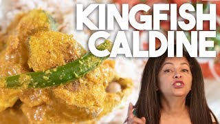 Kingfish Caldine Caldeen Caldinho  Goan style mild fish curry  Kravings [upl. by Yenar]