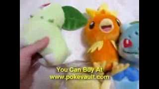 Pokemon Center Chikorita Bulbasaur Torchic Togepi Piplup Super Soft Fluffy Plush Toy [upl. by Apurk]