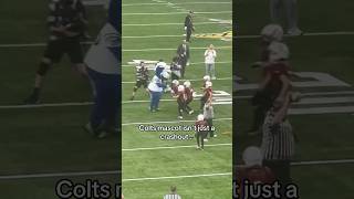 The Colts mascot is a CRASHOUT🤣🔥 youtubeshorts footballshorts football americanfootball [upl. by Norra]