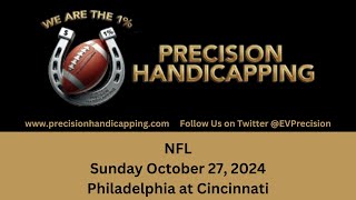 PICK 61  NFL  Philadelphia at Cincinnati  Sunday October 27 2024 [upl. by Eerak]