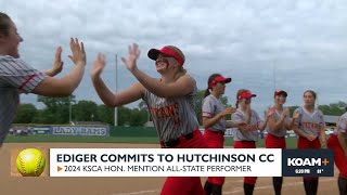 Hailey Ediger commits to Hutchinson CC [upl. by Saxena]