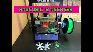 Anycubic I3 Mega E38 Kalibrierungsmodell plötzliches Stringing 1ABS Druck [upl. by Keever]