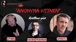 Anonyma vittnen Kvällens gäst Jacob Fraiman [upl. by Anairda105]