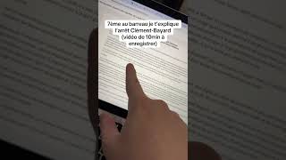 7ème au barreau je t’explique l’arrêt ClémentBayard vidéo de 10min à enregistrer [upl. by Kenric251]