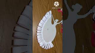 Beautiful girl wall wanging craft ideas💃💃💃 Ideas for home decor wastematerialcraft shorts [upl. by Esille]