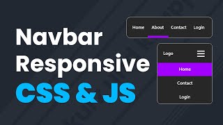 Responsive Navigationsleisten  HTML Flexbox JavaScript CSS Tutorial Deutsch [upl. by Isadore6]