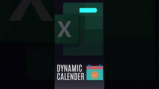 Create Dynamic Calendar in Excel [upl. by Nosyerg]