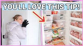 Easiest Ways To Organize Any Freezer Freezer Tips amp Tour [upl. by Norod]