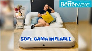 SOFÁ CAMA INFLABLE DE BETTERWARE [upl. by Fachan]