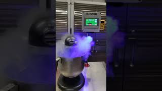 Making liquid nitrogen ice cream [upl. by Ahsikad]