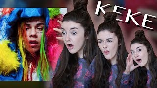 6IX9INE x FETTY WAP x A BOOGIE  KEKE MUSIC VIDEO REACTION [upl. by Nahc42]