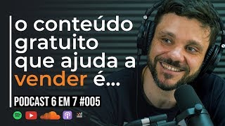 O CONTEÚDO RAIZ VS O NUTELLA  PODCAST 6 EM 7 005 [upl. by Kralc]