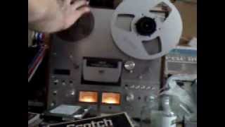 Turntablism Record Scratching with a 7quot Reel to Reel Tape Player [upl. by Camp872]