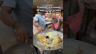 Mi Primer día de Turista en la India probando la ensalada más rica y limpia 🇮🇳😱🥗 [upl. by Enrobyalc]