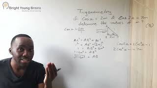 Trigonometry Grade 12 Using Double Angles to Solve a Trig Exam Question [upl. by Kenimod]