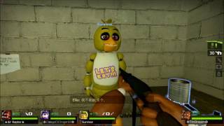 Left 4 Dead 2 with Five Nights at Freddys characters  Urban Flight walkthrough [upl. by Cutcliffe]