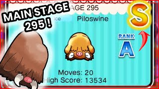 Pokemon Shuffle  Main Stage 295  Piloswine ItemlessRematch for the S [upl. by Noyad32]