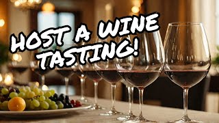 How to Host the Perfect Wine Tasting Party  Beginners Guide [upl. by Haneehs602]