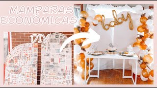 MAMPARAS PARA FIESTA CON POCO DINERO MAMPARAS DE CARTÓN ✨ [upl. by Kristyn124]