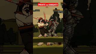 PIRATE vs KNIGHT shorts swordfighting medieval pirates knights gamingmoments [upl. by Ytsim]