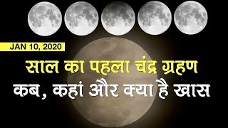 Chandra Grahan 2020 जानें साल के पहले Lunar Eclipse के बारे में सबकुछ  10 January  Breaking News [upl. by Kahaleel]