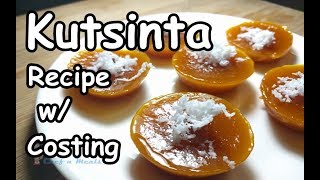 Kutsinta Recipe  Food Business Recipe w Complete Costing  How to Make Kuchinta [upl. by Llevaj24]