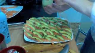 Cómo hacer CARPACCIO DE SALMÓN CRUDO Y AGUACATE receta fácil paso a paso [upl. by Auqkinahs363]