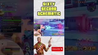 Blizzard Blitzer 60 Second Schematic fortnite savetheworld fortniteclips [upl. by Aseeram]