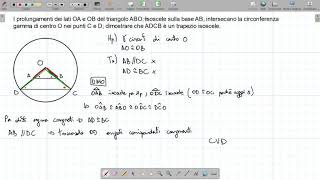 Problemi di geometria euclidea su circonferenza e cerchio  001 [upl. by Dukie]