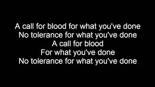 LYRICS Hatebreed  A Call For Blood [upl. by Goldsworthy943]