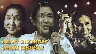 Happy Birthday Asha Bhosle Ji Best Wishes From Captain Family [upl. by Dniren774]